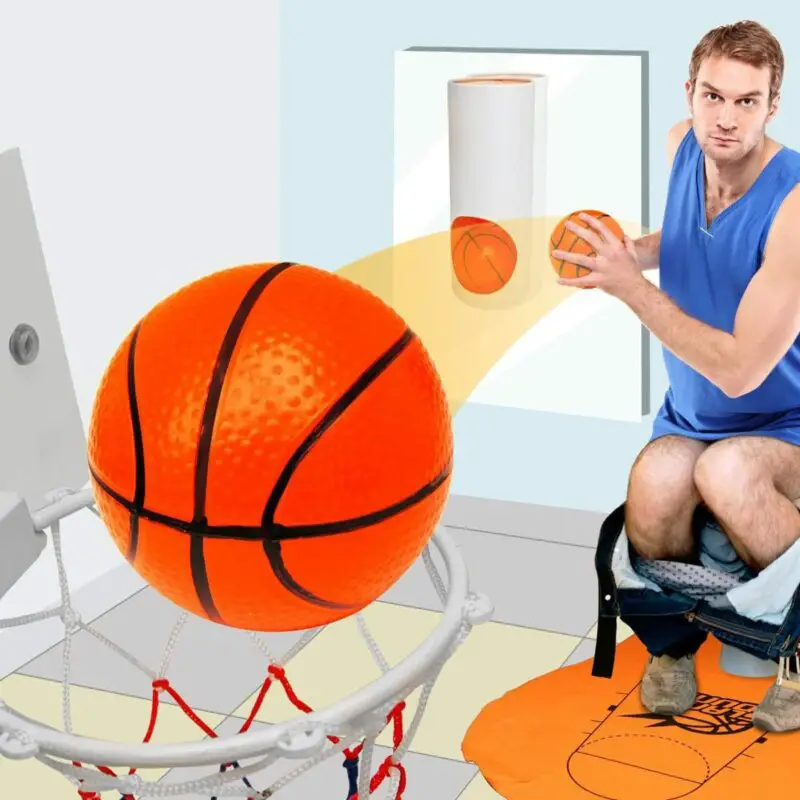 jeu basket toilettes