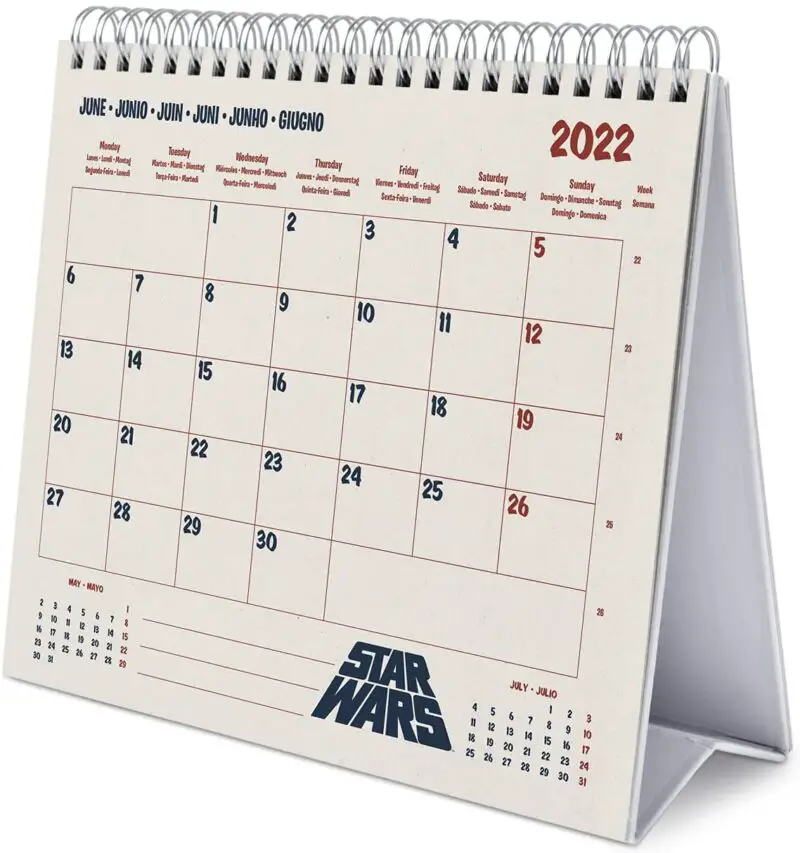 calendrier star wars 2022 2