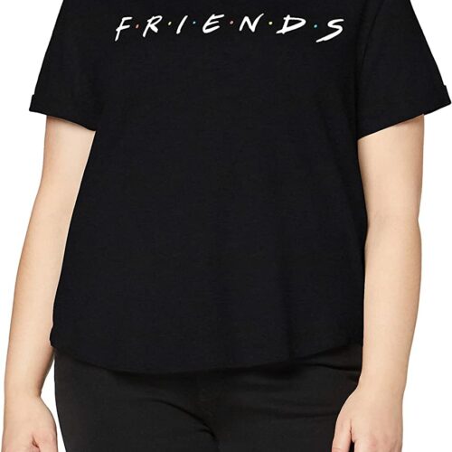 T-shirt noir Friends Femme